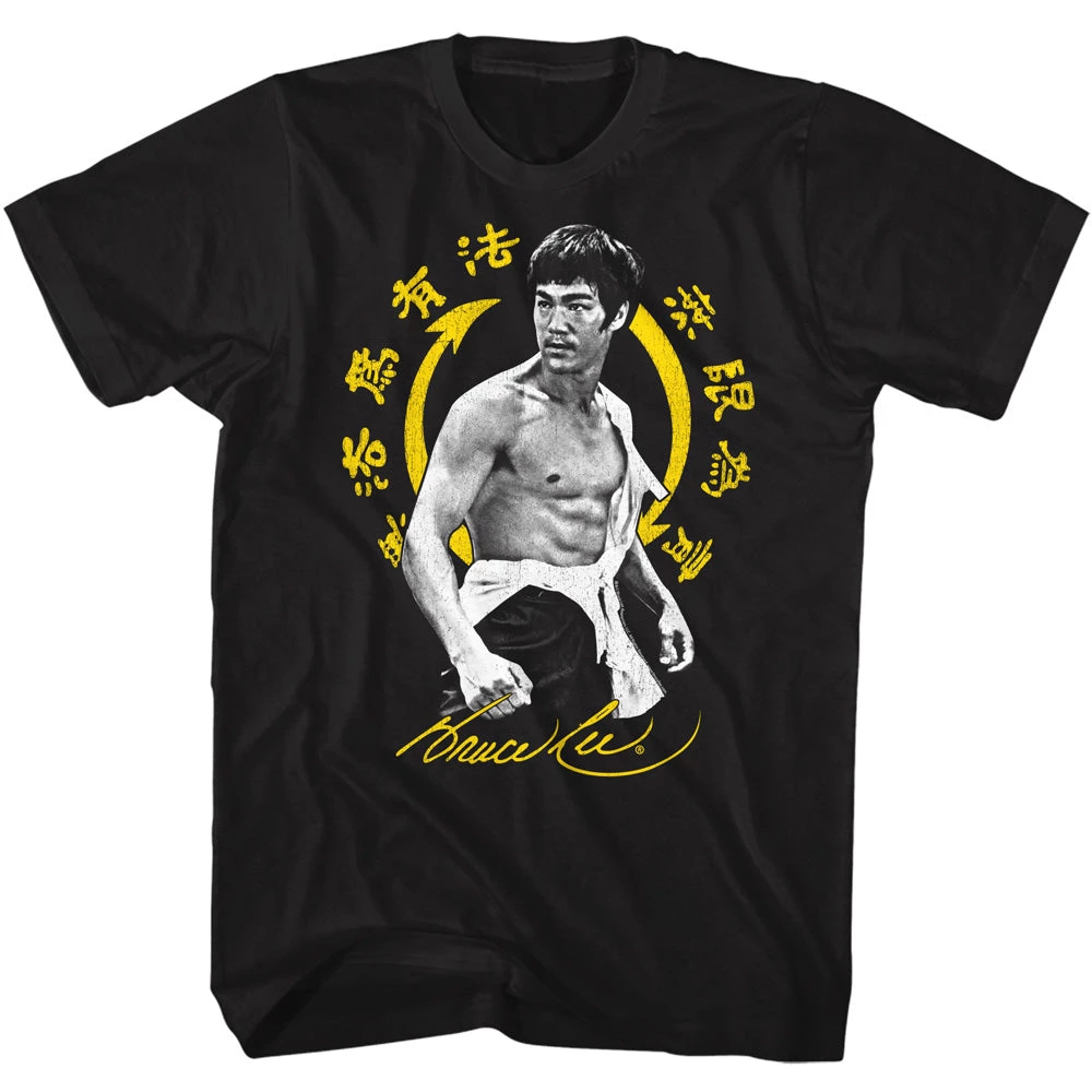 American Classics New Men's Bruce Lee Bright Symbols Tee 1 American Classics New Men's Bruce Lee Bright Symbols Tee