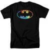 Trevco New Men's Batman Tie Dye Batman Logo Tee