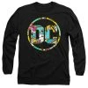 Trevco Men's Dc Comics Batman 80S Bat Logo Long Sleeve Tee New