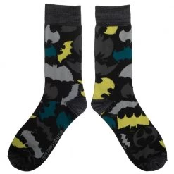 Bioworld Batman Batmobile 3 Pack Crew Socks Box Set