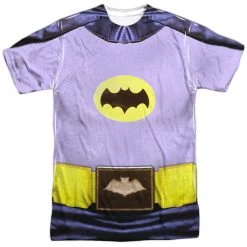 Trevco New Men's Batman Classic Tv Batman Costume Sublimated Tee