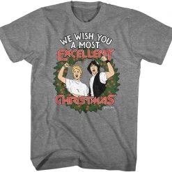 American Classics Men's Bill And Ted Christmas Tee