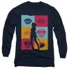 Trevco Men's Birds Of Prey Lips Long Sleeve Tee