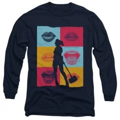 Trevco Men's Birds Of Prey Lips Long Sleeve Tee