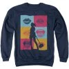 Trevco Men's Birds Of Prey Lips Crewneck Sweatshirt New