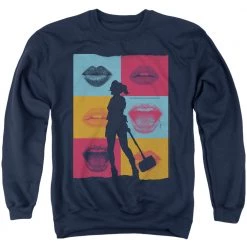 Trevco Men's Birds Of Prey Lips Crewneck Sweatshirt New