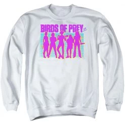 Trevco Men's Birds Of Prey Silhouettes Crewneck Sweatshirt New