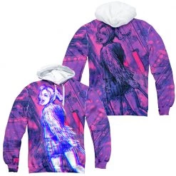 Trevco Men's Birds Of Prey Harley'S Night Out Sublimated Pullover Hoodie New