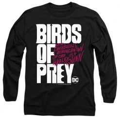 Trevco Men's Birds Of Prey Birds Of Prey Logo Long Sleeve Tee