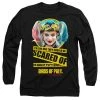 Trevco Men's Birds Of Prey Scared Long Sleeve Tee
