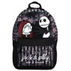 Bioworld New Disney The Nightmare Before Christmas Jack And Sally Mix Block Backpack