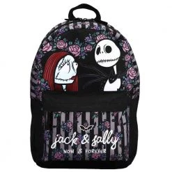 Bioworld New Disney The Nightmare Before Christmas Jack And Sally Mix Block Backpack