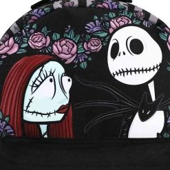 Bioworld New Disney The Nightmare Before Christmas Jack And Sally Mix Block Backpack