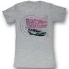 American Classics Women's Back To The Future Time Machines And Shapes Tee