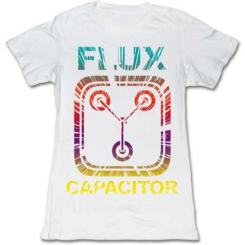 American Classics Women's Back To The Future Gradient Time Tee 1 American Classics Women's Back To The Future Gradient Time Tee