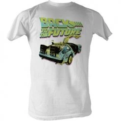 American Classics Men's Back To The Future Btf Neon Lightweight Tee