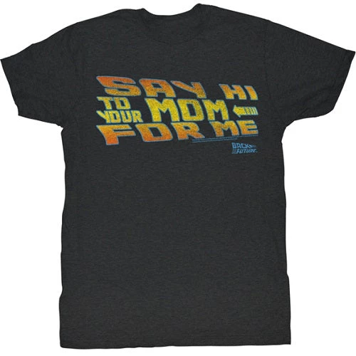American Classics Men's Back To The Future Say Hi Tee 1 American Classics Men's Back To The Future Say Hi Tee