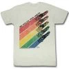 American Classics Men's Back To The Future Rainbow Delorean Tee