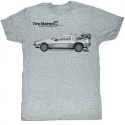 American Classics Tees Men's Back To The Future Delorean Tee