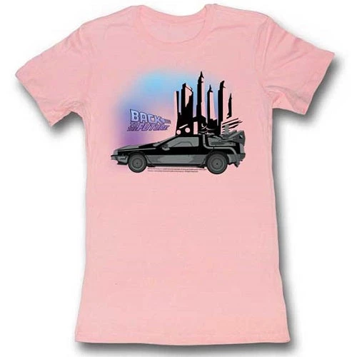 American Classics Women's Back To The Future Car Tee 1 American Classics Women's Back To The Future Car Tee