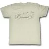American Classics Tees Men's Back To The Future Lines Lightweight Tee
