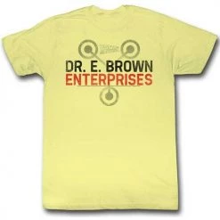 American Classics Tees Men's Back To The Future Whio Dat Brown? Lightweight Tee