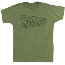 American Classics Tees Men's Back To The Future Logo Fade Lightweight Tee