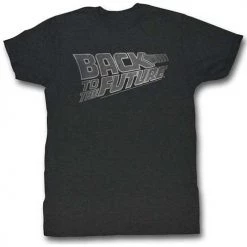 American Classics Tees Men's Back To The Future Logo White Lightweight Tee