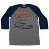 American Classics Apparel Men's Back To The Future Rework Raglan Tee