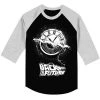 American Classics New Men's Back To The Future Wheel Of Time Raglan Tee