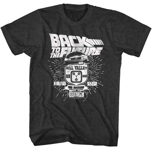 American Classics Men's Back To The Future Vintage Delorean Lightweight Tee Tees 1 American Classics Men's Back To The Future Vintage Delorean Lightweight Tee Tees