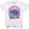 American Classics Tees Men's Back To The Future Airbrush Lightweight Tee