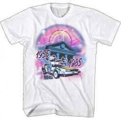 American Classics Tees Men's Back To The Future Airbrush Lightweight Tee