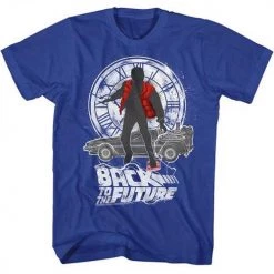 American Classics Men's Back To The Future Silhouette Collage Tee Tees