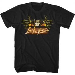 American Classics New Men's Back To The Future Yellow Car Tee