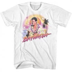 American Classics Tees Men's Baywatch Mitch Airbrush Lightweight Tee