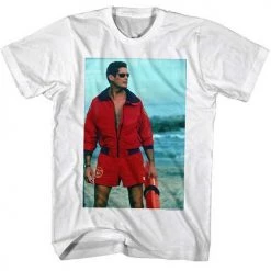 American Classics Tees Men's Baywatch On The Beach Lightweight Tee