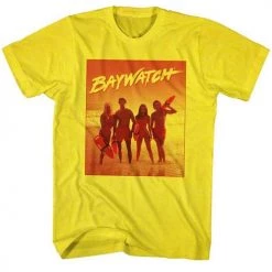 American Classics Men's Baywatch Orange Lightweight Tee