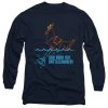 Trevco Men's Star Trek Tos Battlecruiser Long Sleeve Tee New