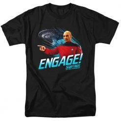 Trevco Men's Star Trek Engage Tee