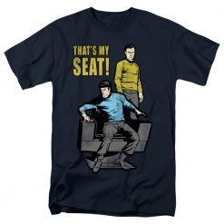 Trevco Men's Star Trek Tos My Seat Tee
