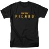 Trevco New Men's Star Trek Picard Logo Tee
