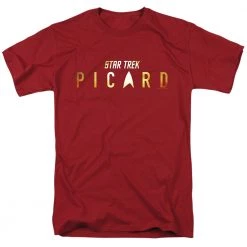 Trevco Men's Star Trek Picard Logo Rendered Tee
