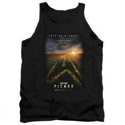 Trevco Men's Star Trek Picard Picard Poster Tank Top New