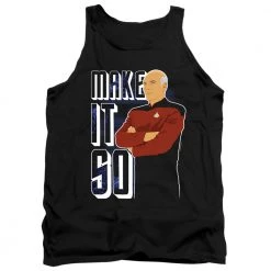 Trevco Men's Star Trek The Next Generation Make It So Tank Top New