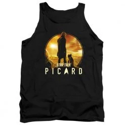 Trevco Men's Star Trek Picard A Man And His Dog Tank Top New