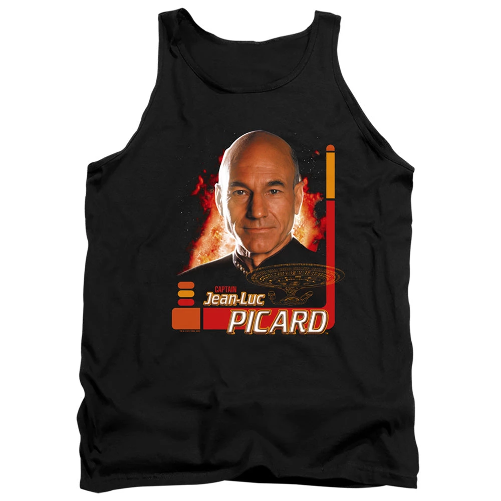 Trevco Men's Star Trek Captain Picard Tank Top 1 Trevco Men's Star Trek Captain Picard Tank Top