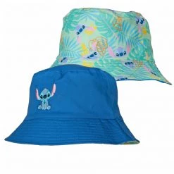 Concept One Disney Lilo And Stitch Solid And Pattern Reversible Bucket Hat
