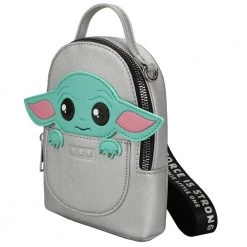 Bioworld Star Wars The Mandalorian Grogu Mini Wristlet Bag New