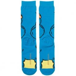 Bioworld Sesame Street Cookie Monster 360 Character Crew Sock